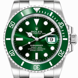 Rolex Submariner "HULK" 40MM 116610LV Green Dial Watch